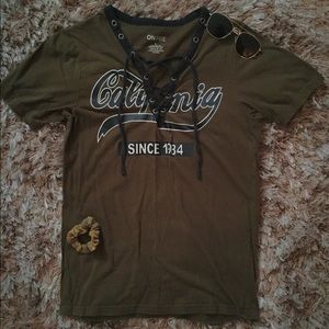 California graphic cross tied tee💕